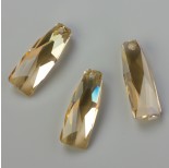 Zdjęcie - Swarovski crystalactite pendant petite golden shadow 35mm